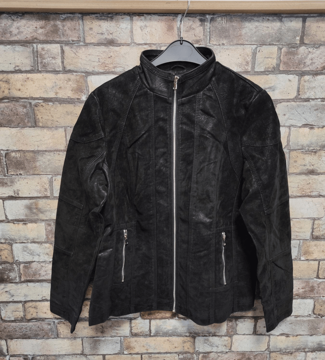 Veste en cuire