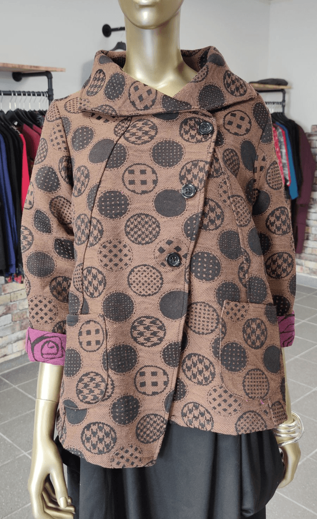 Veste imprimé en coton