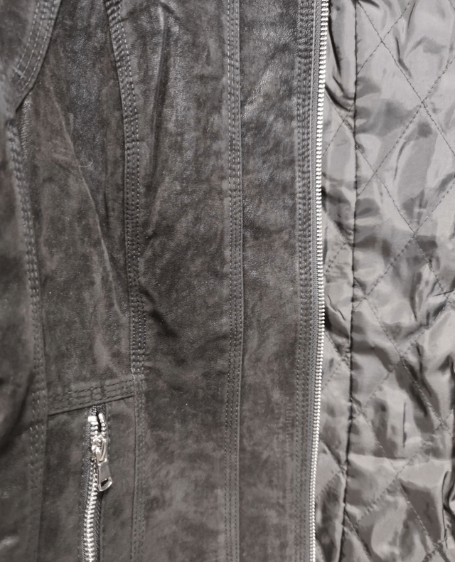 Veste en cuire
