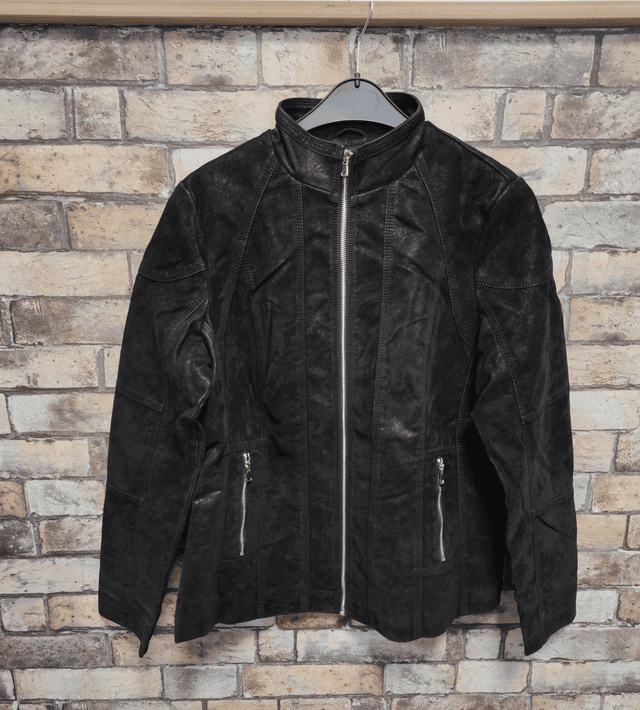 Veste en cuire